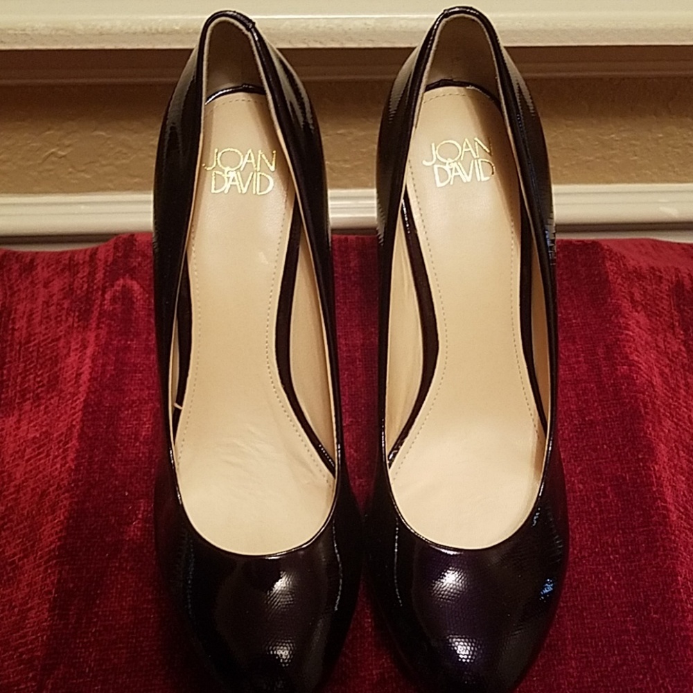 Joan and David Dark Blue Pumps